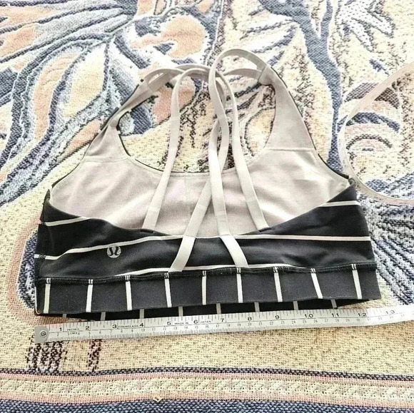 Lululemon Energy Bra, Cayman Stripe / Mojave Tan - Picture 10 of 10